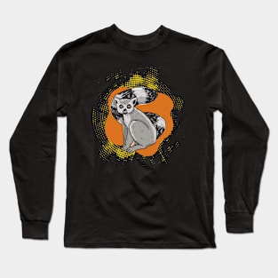 Tropical Zoo Animal Primate Monkey Lemur Long Sleeve T-Shirt